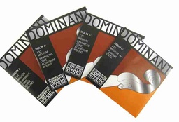 Dominant Violin Set with Steel E, Aluminum A & D, Silver G, 4/4 Size