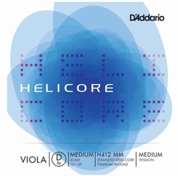 Helicore Viola D String, Titanium Winding with Steel Core, Medium Gauge, 14" - 17"