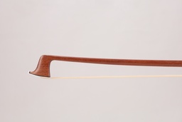 [vnb3504] Silver Mounted Pernambuco Violin Bow by Charles Nicolas Bazin, Stamped FN Voirin a Paris, with Salchow Certificate