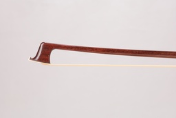 [vab3682] Nickel Mounted Massaranduba Viola Bow Branded S. Stein 