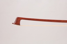 [vnb3684] Nickel Mounted Massaranduba Violin Bow Branded J. Silva 